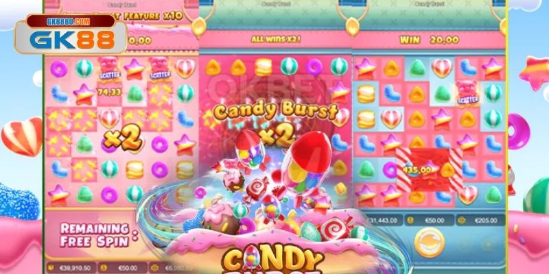 Trải nghiệm game Candy Burst đầy thú vị
